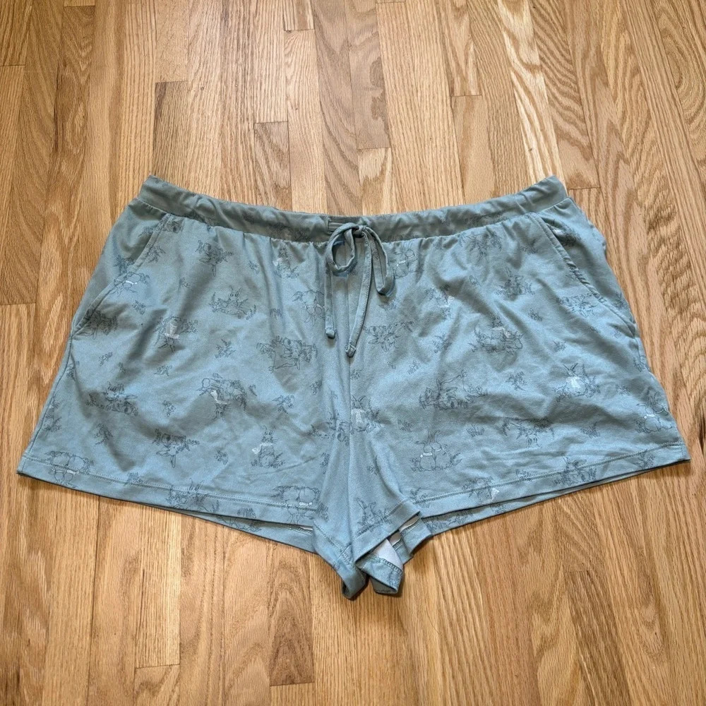 La Vie En Rose  | Cute little Green shorts with Rabbits